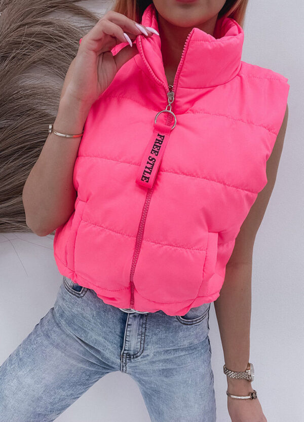 BEZRĘKAWNIK NEON PINK-541577