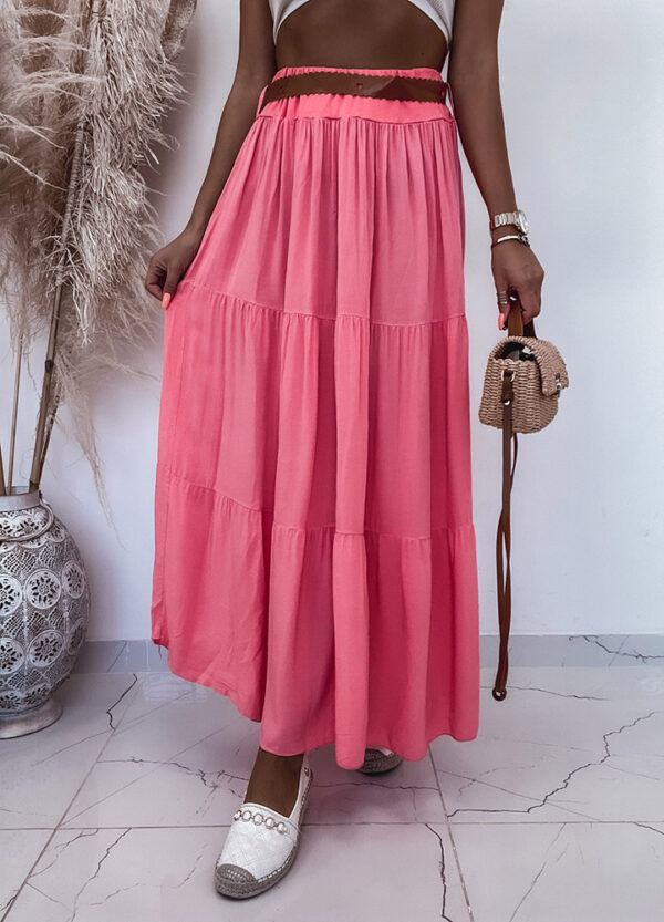 SPÓDNICA MAXI RASPBERRY-555511