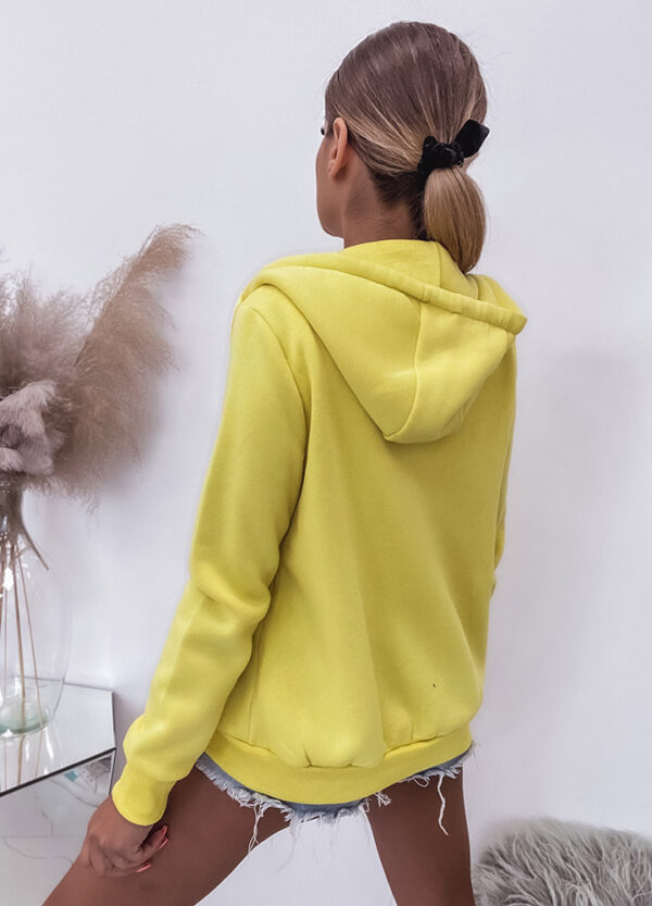 BLUZA Z OCIEPLENIEM YELLOW-557794