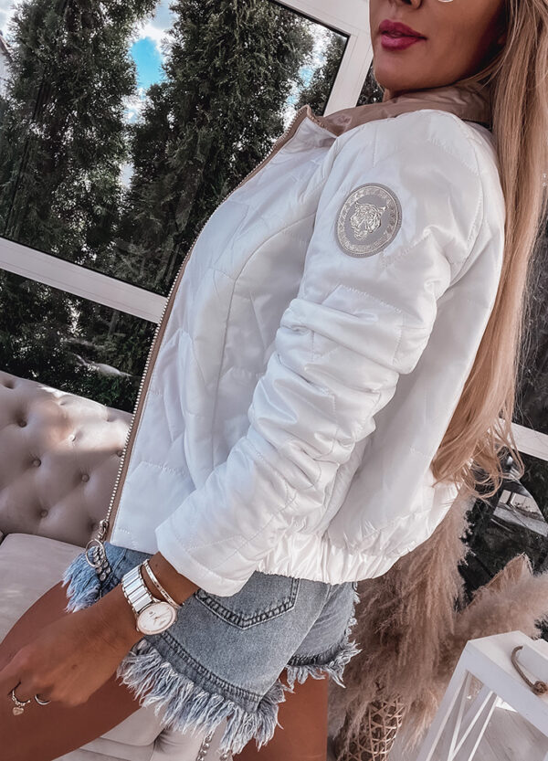 KURTKA BOMBER Z PIKOWANIEM PEARLS-602733