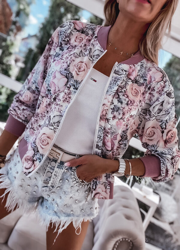 BLUZA BOMBER FLOWER-613164