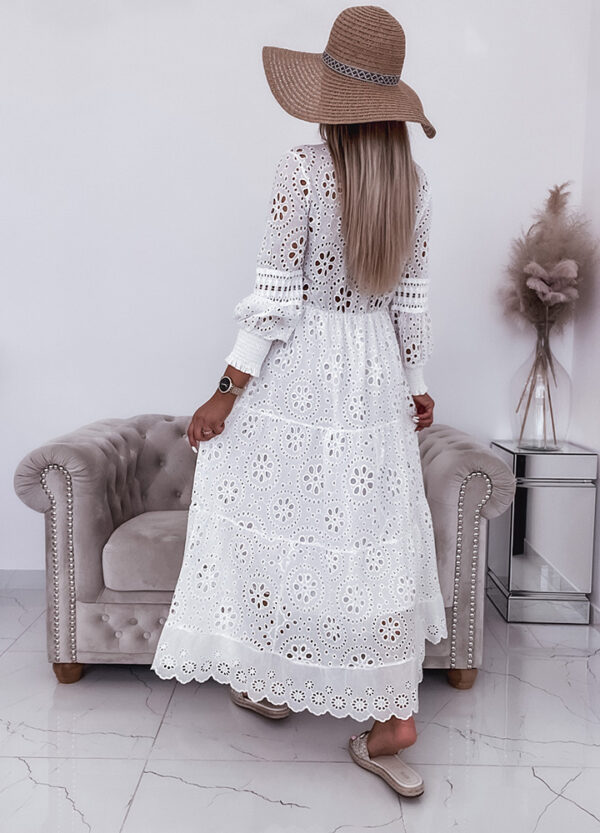 BAWEŁNIANA SUKIENKA MAXI BOHO-623417