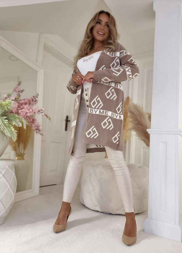 BY ME / SWETER KARDIGAN Z KASZMIREM BEIGE-633318