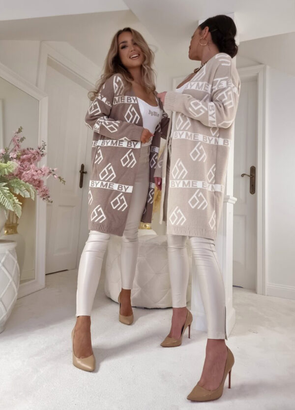 BY ME / SWETER KARDIGAN Z KASZMIREM BEIGE-633315