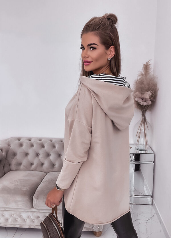 BAWEŁNIANA BLUZA Z KAPTUREM MOOD-640977