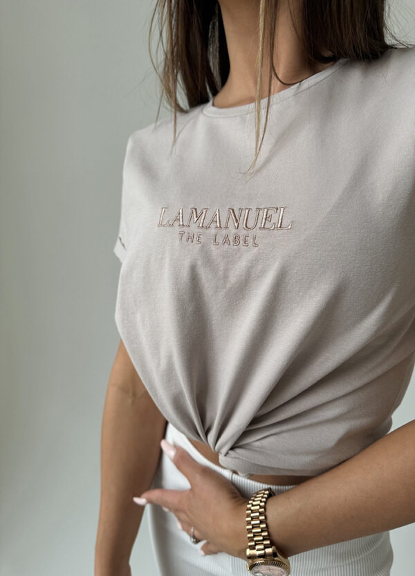 LA MANUEL / T-SHIRT Z NADRUKIEM-661745