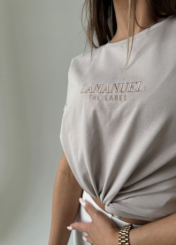 LA MANUEL / T-SHIRT Z NADRUKIEM-661746