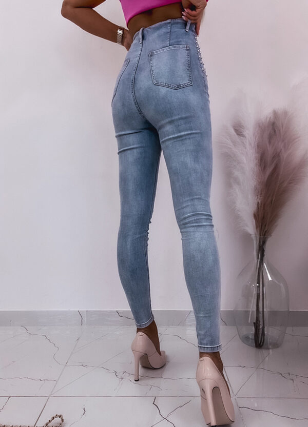 SPONIE JEANS DENIM KORALIKI-667029