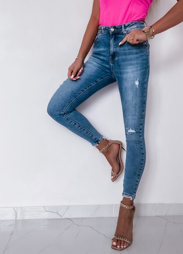 SPODNIE JEANSOWE SLIM MOLLY-672893