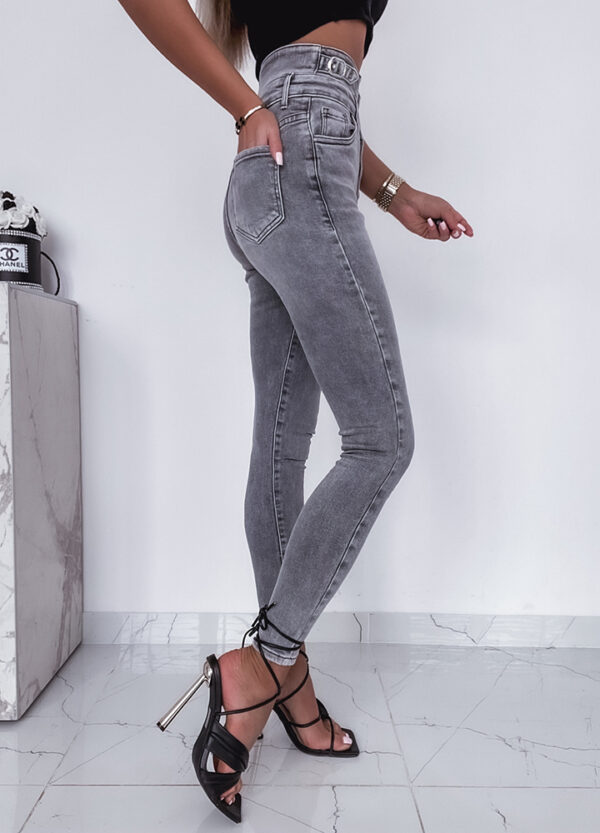 SPODNIE JEANSOWE SLIM GRAY-672153