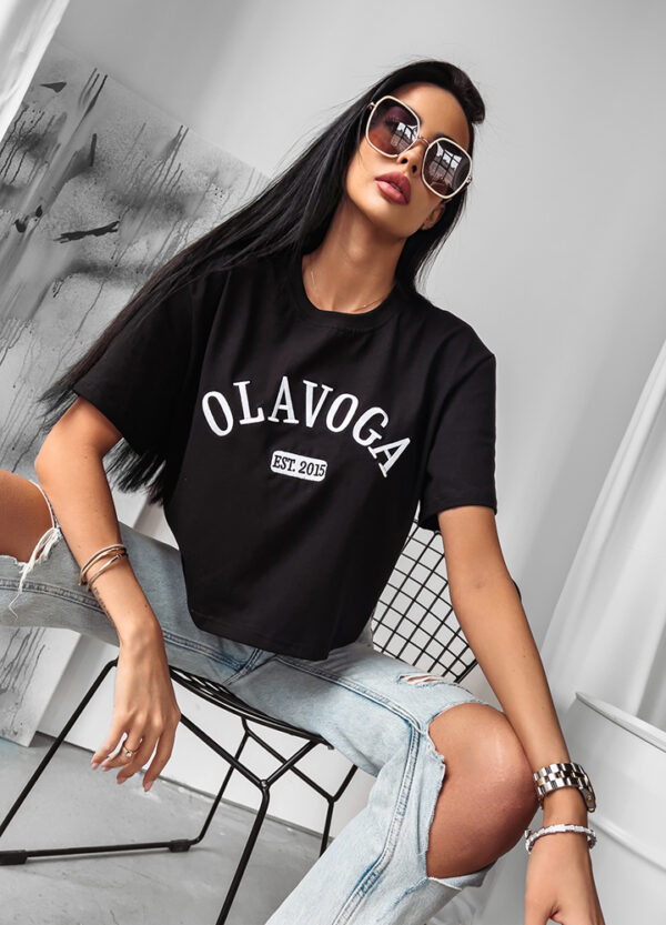 OLAVOGA / T-SHIRT Z NADRUKIEM WHITE-0