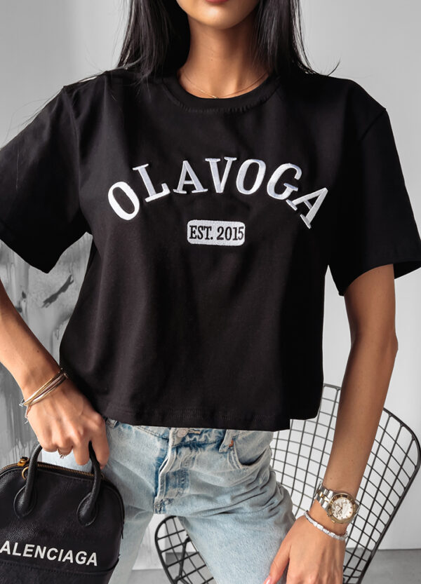 OLAVOGA / T-SHIRT Z NADRUKIEM WHITE-665563