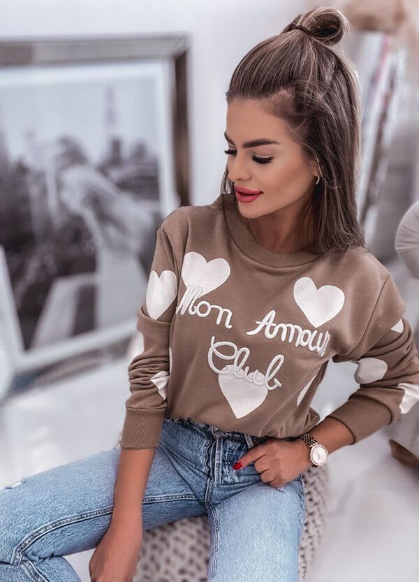 BLUZA Z NADRUKIEM AMOUR-666642