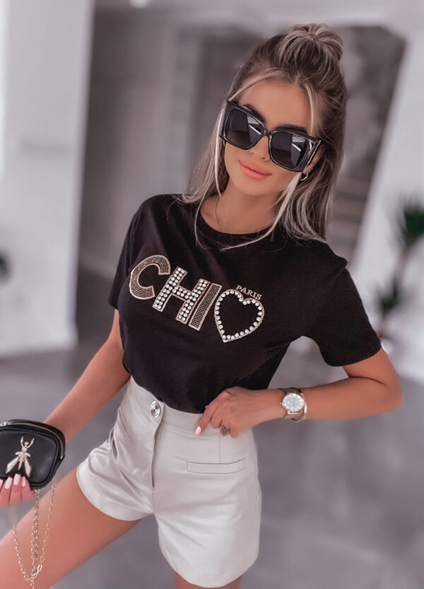 BAWEŁNIANY T-SHIRT CHIO-668934