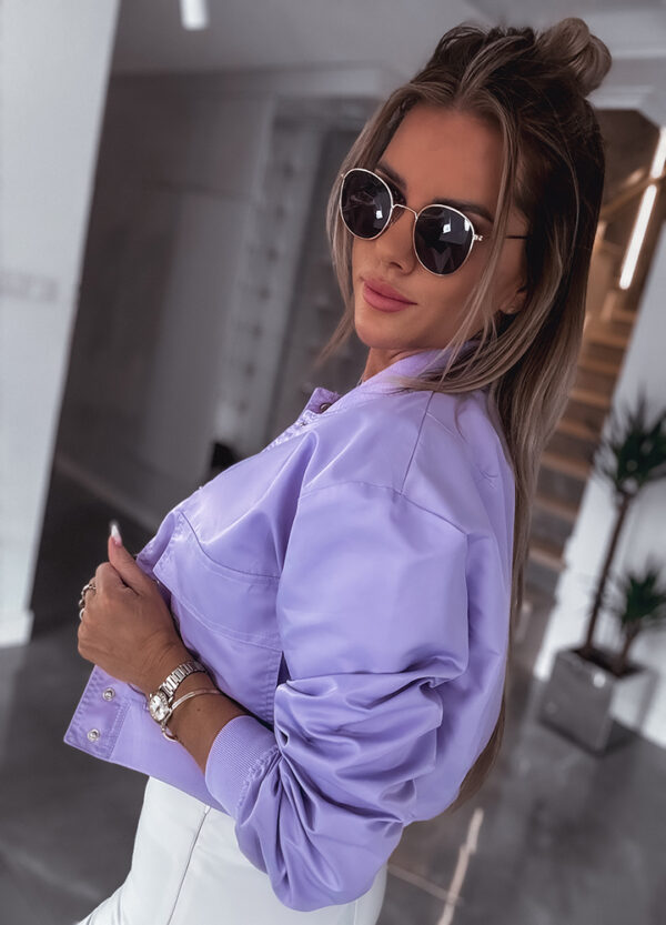 WIOSENNA KURTKA / BLUZA VIOLET-672836