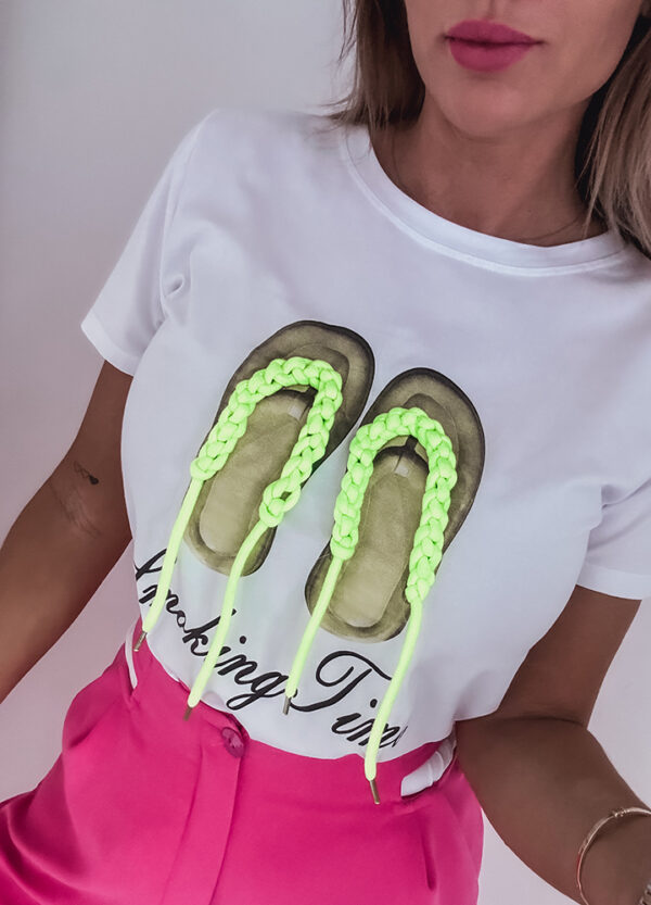 T-SHIRT Z NADRUKIEM LACES-678672