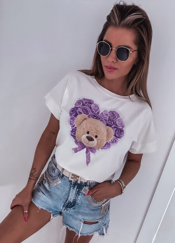 BAWEŁNIANA BLUZKA SWEET BEAR-678535