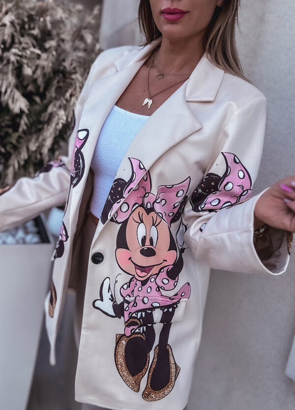 FLAUSZOWY ŻAKIET MINNIE MOUSE