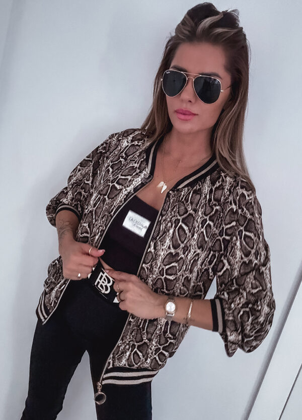 BLUZA BOMBER SNAKE